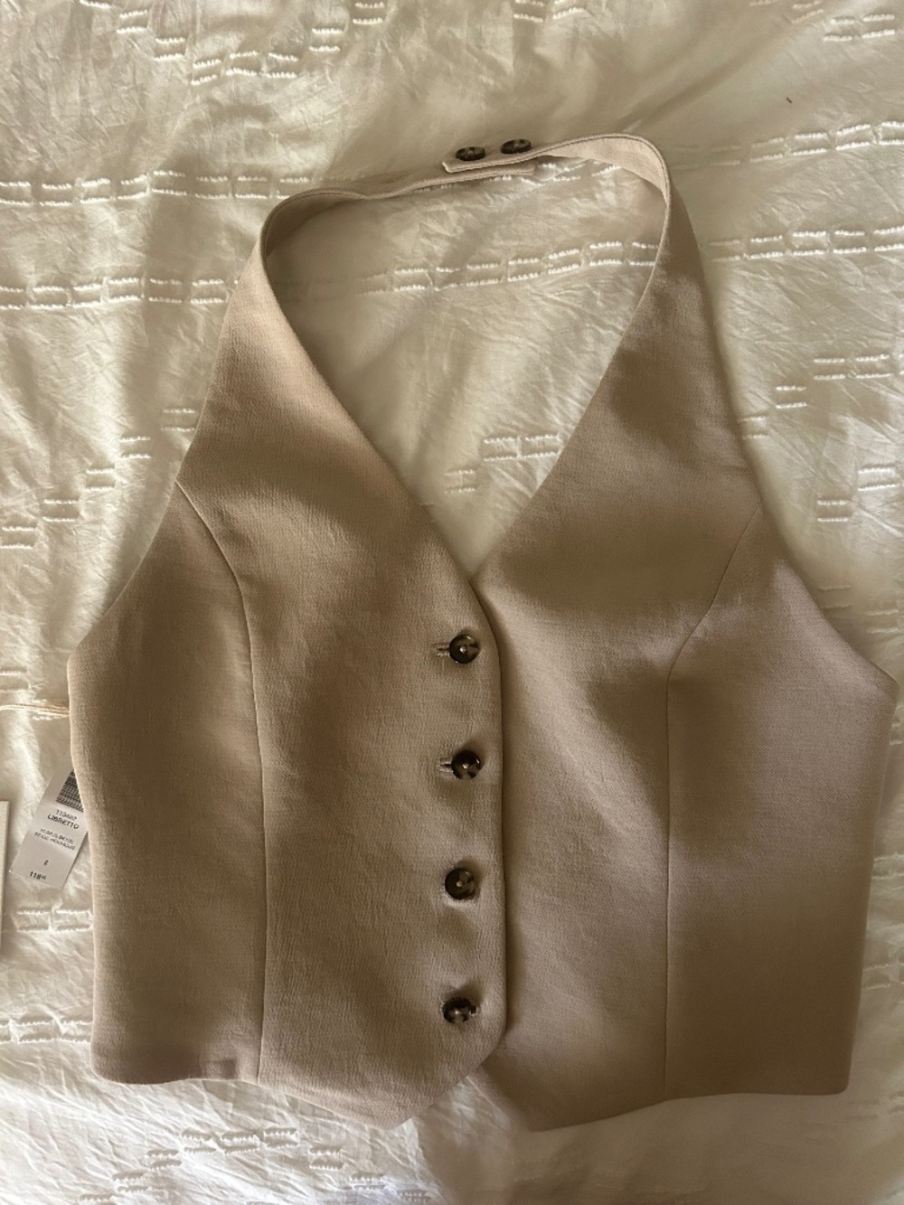Aritzia top size 8 NWT Wilfred top libretto/beige color